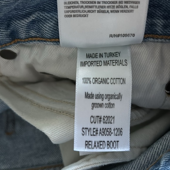 Agolde Mid Rise Relaxed Boot in Curio - Picture 6 of 7